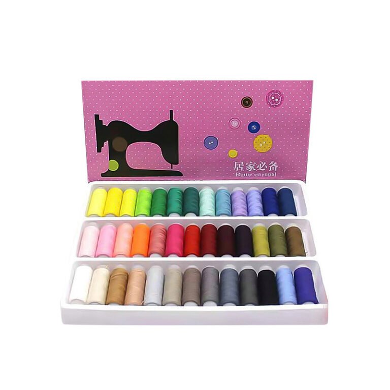 39 Colors Handmade Sewing Thread Box Set Sewing Machine Knitting